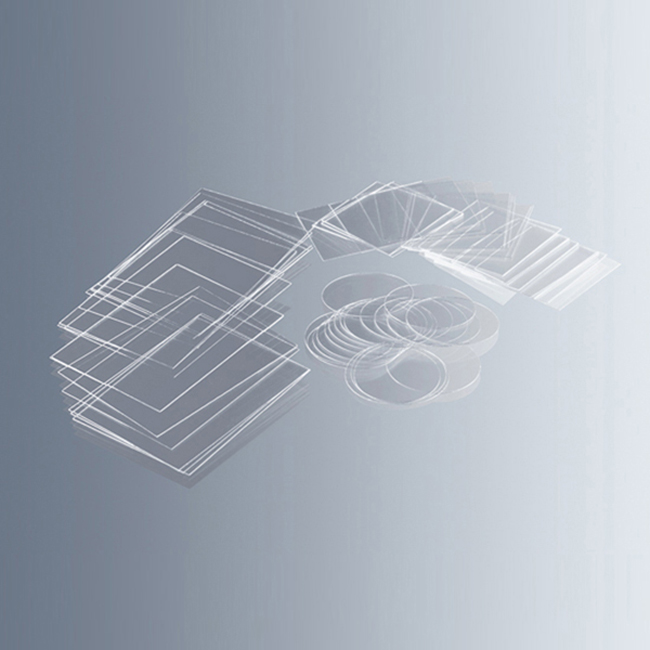 Brand Cover Glass, L × W 22 mm × 22 mm, Square